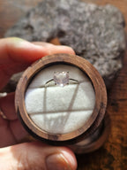 Rose Quartz Heart Ring