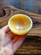 Orange Calcite Bowls