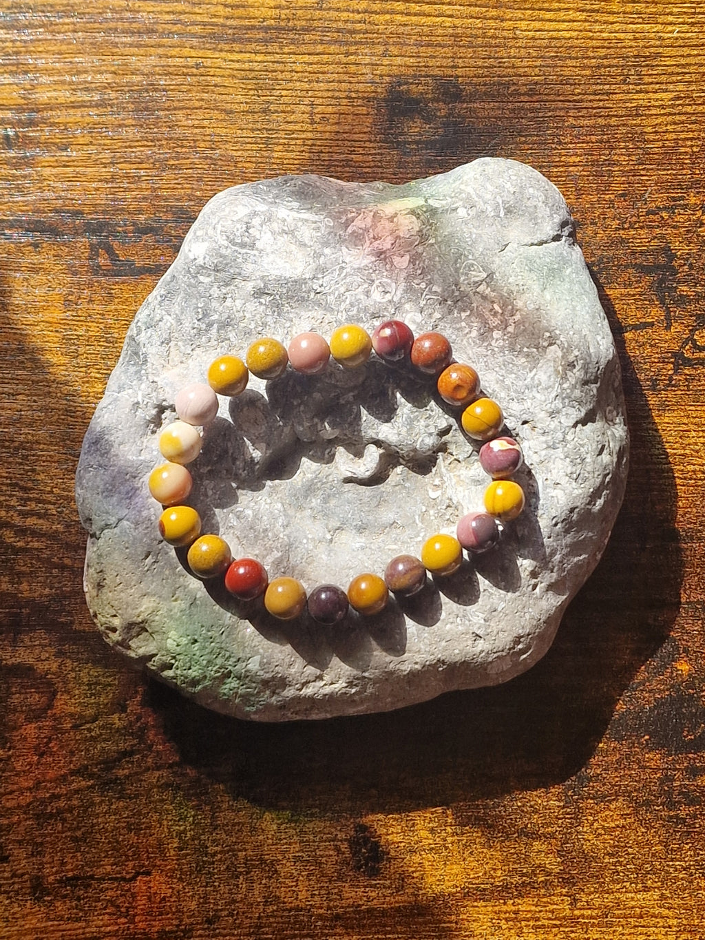Mookite Crystal Bracelet ~ 8mm