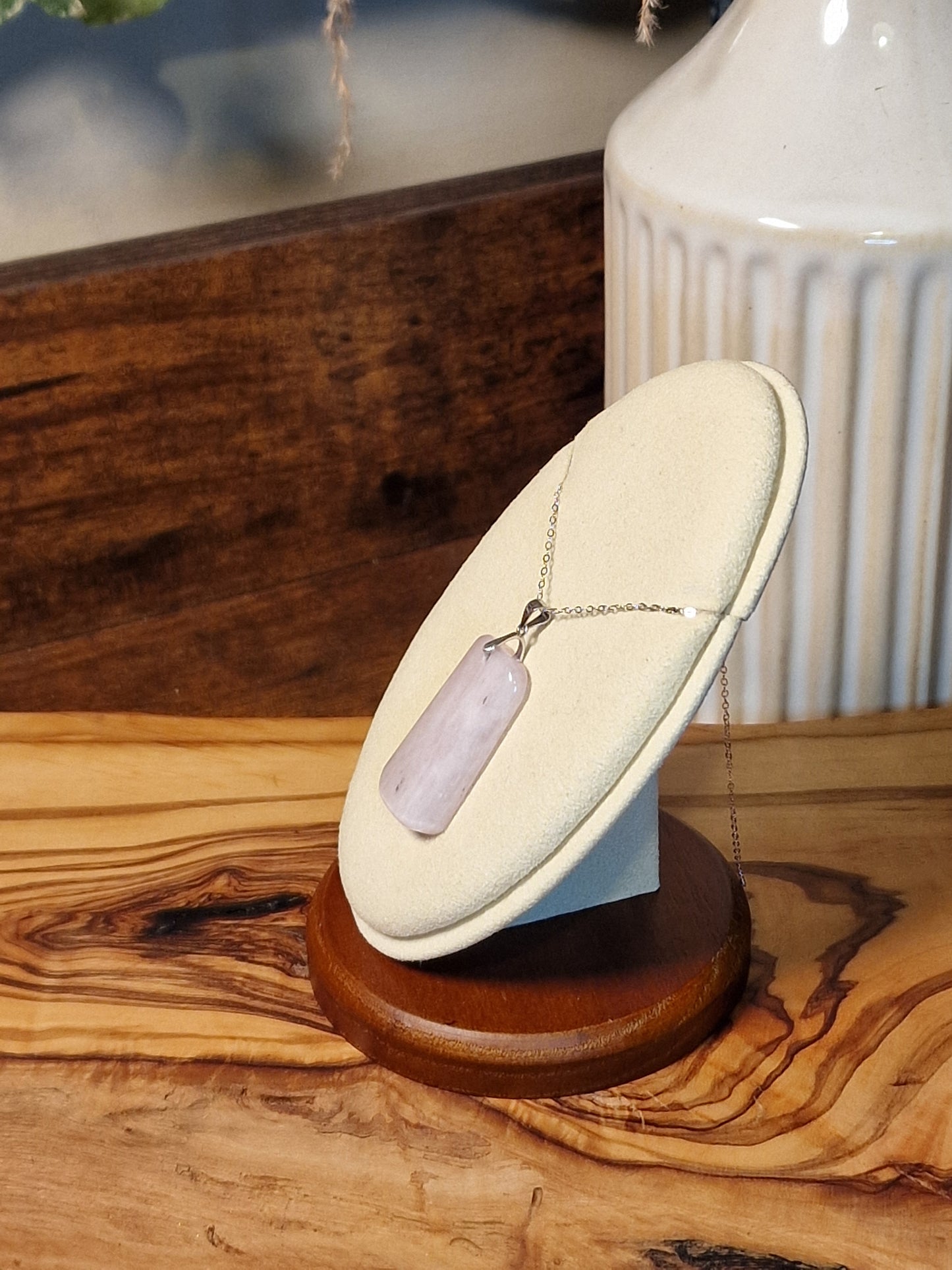 Kunzite 925silver pendant