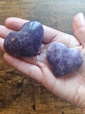 Lepidolite Heart