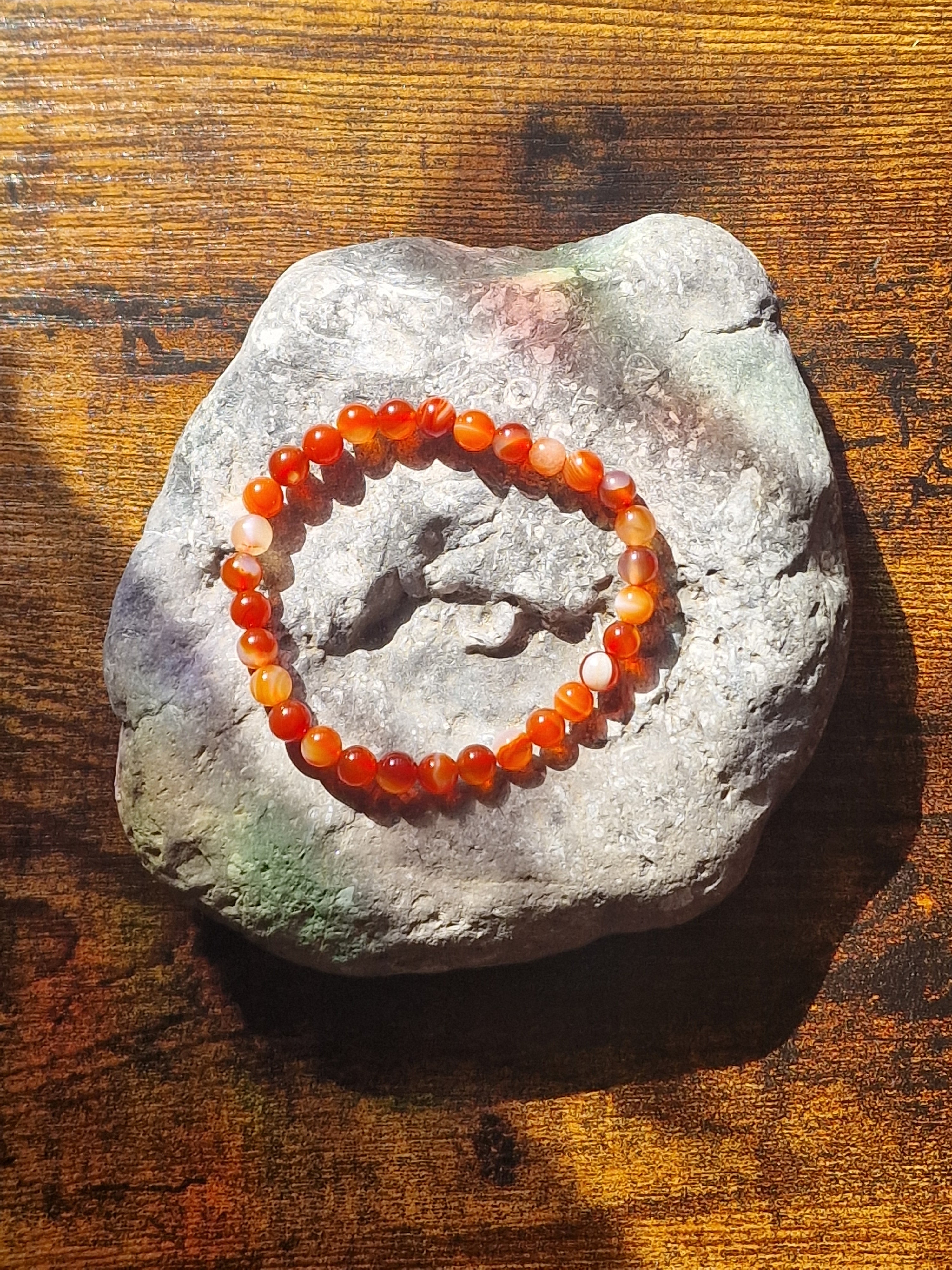 Carnelian Bracelet ~ 6mm