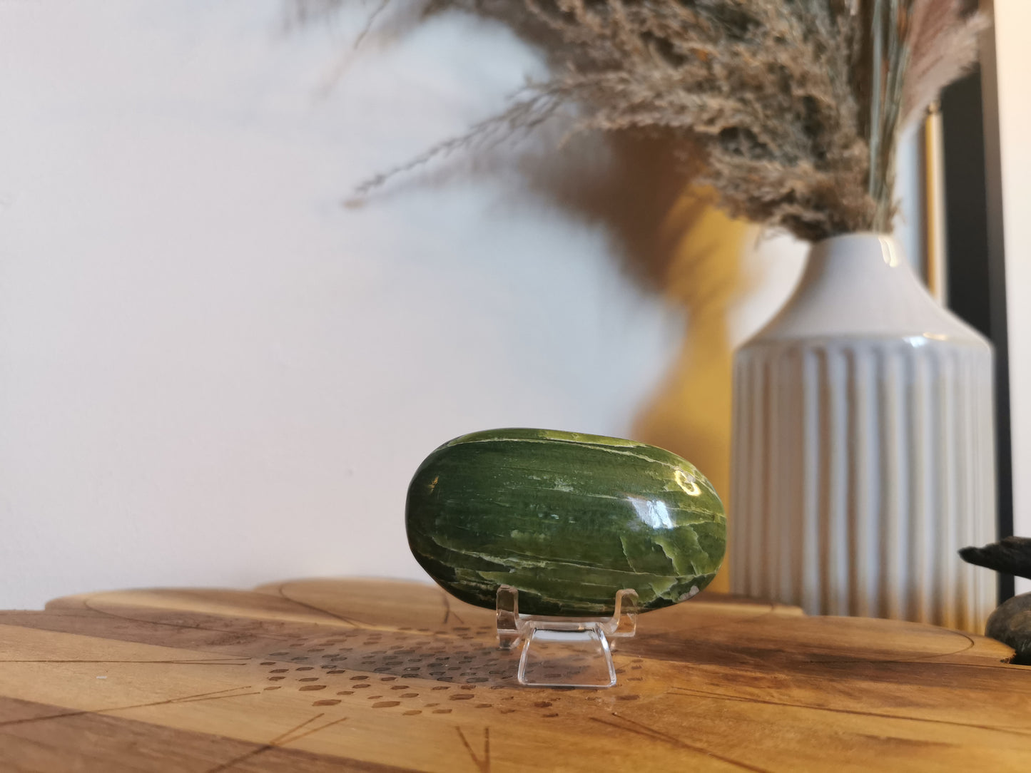 Tremolite Palm Stone