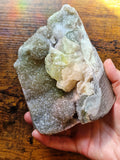 Pale Druzy Amethyst with Calcite – 1.207kg