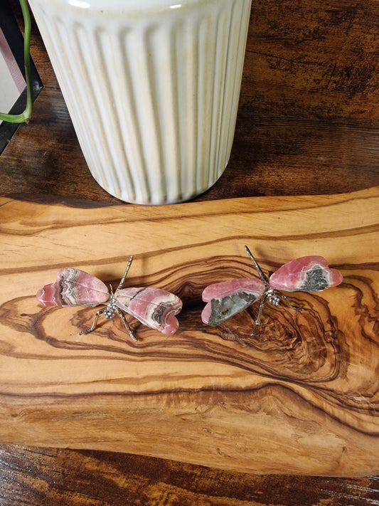 Rhodochrosite Dragonfly