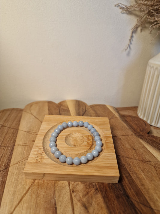 Angelite 8mm Bracelet