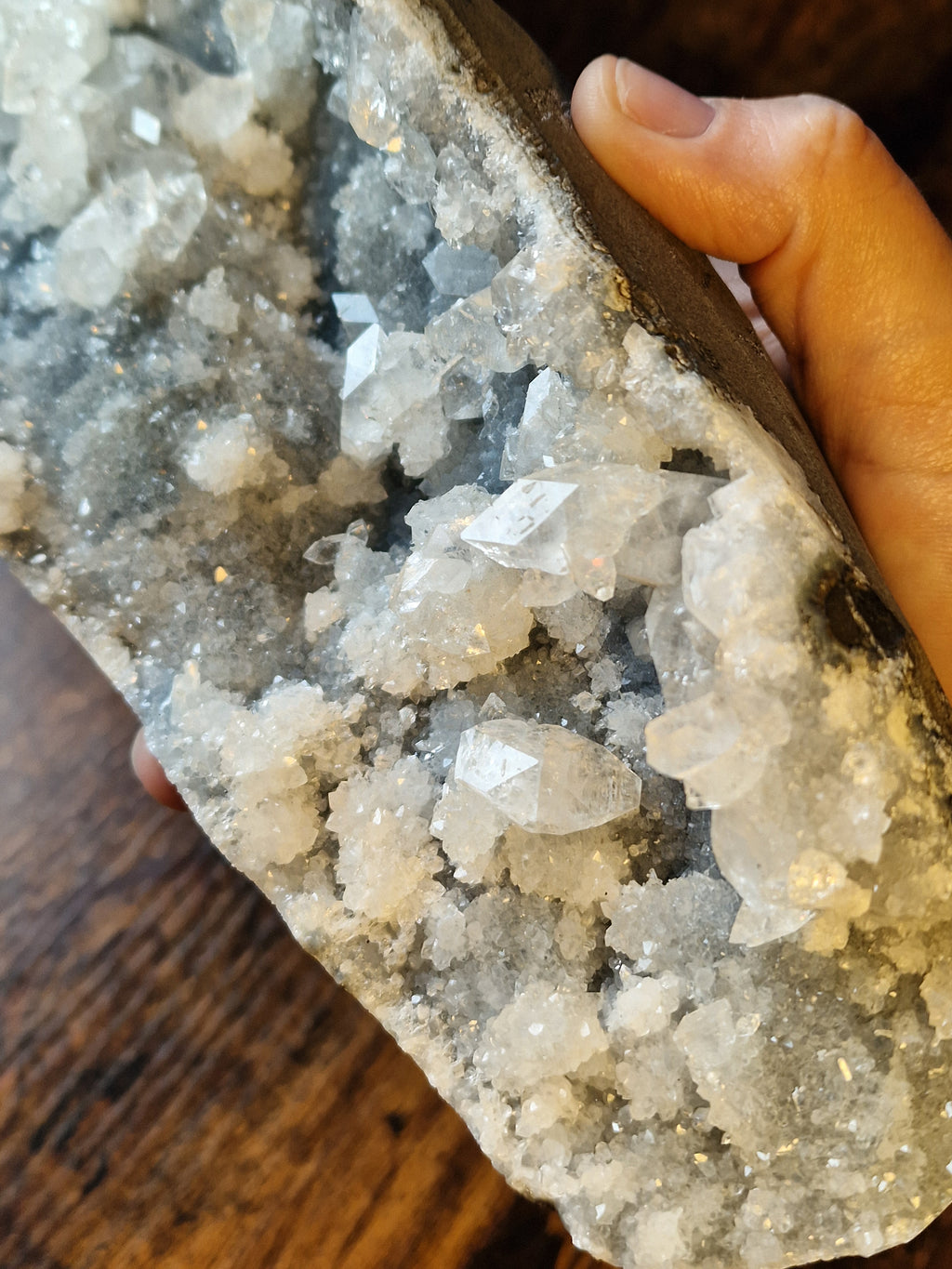 Chalcedony & Apophyllite Statement Mineral Specimen