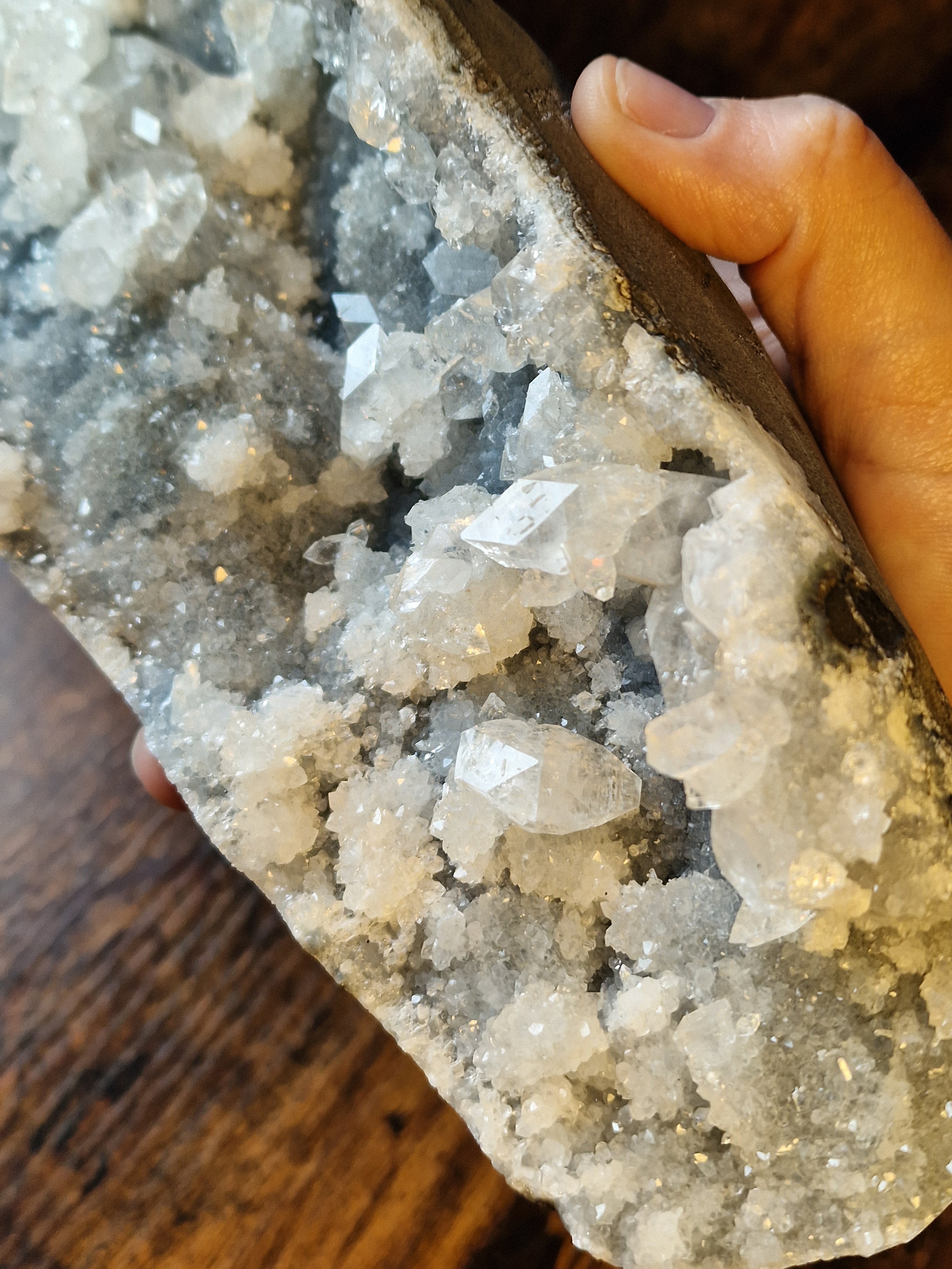 Chalcedony & Apophyllite Statement Mineral Specimen