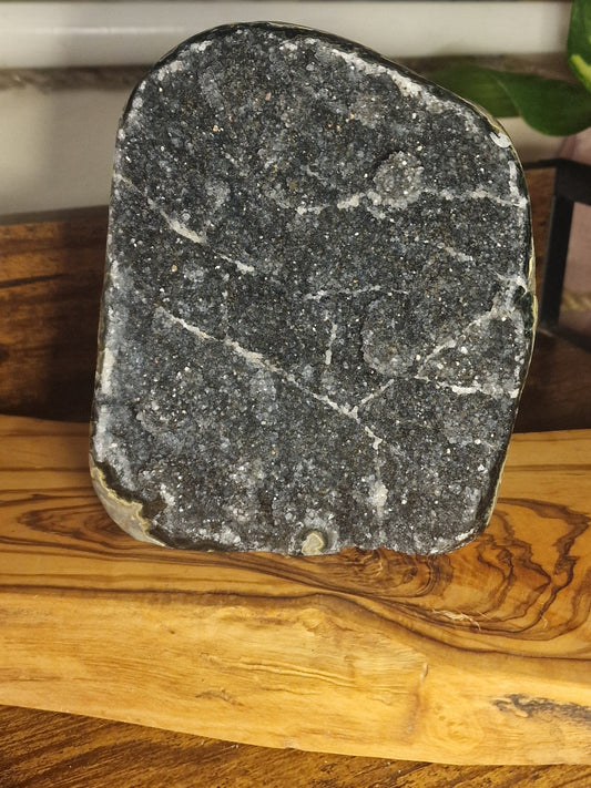 Black Amethyst Geode 1.3kg
