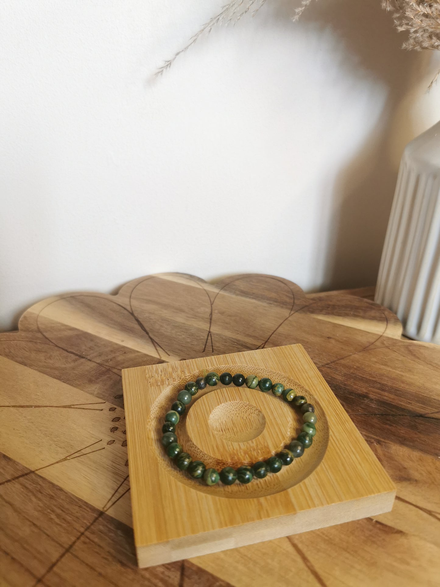 Emerald Crystal Bracelet – 6mm