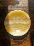 Orange Calcite Offering Dish