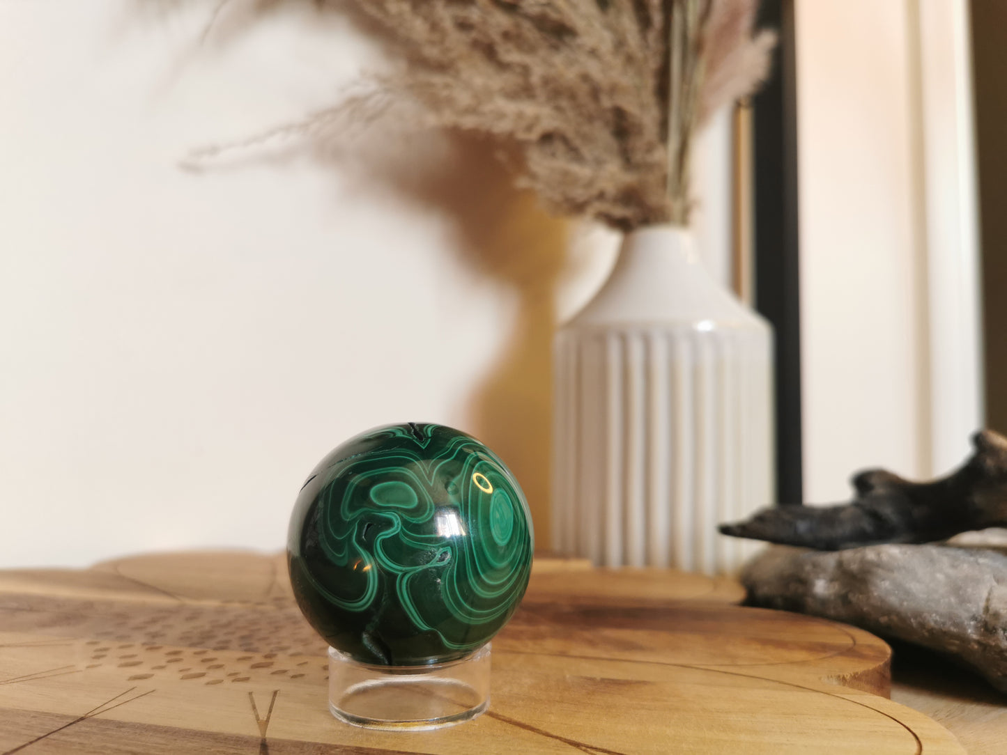 Malachite sphere
