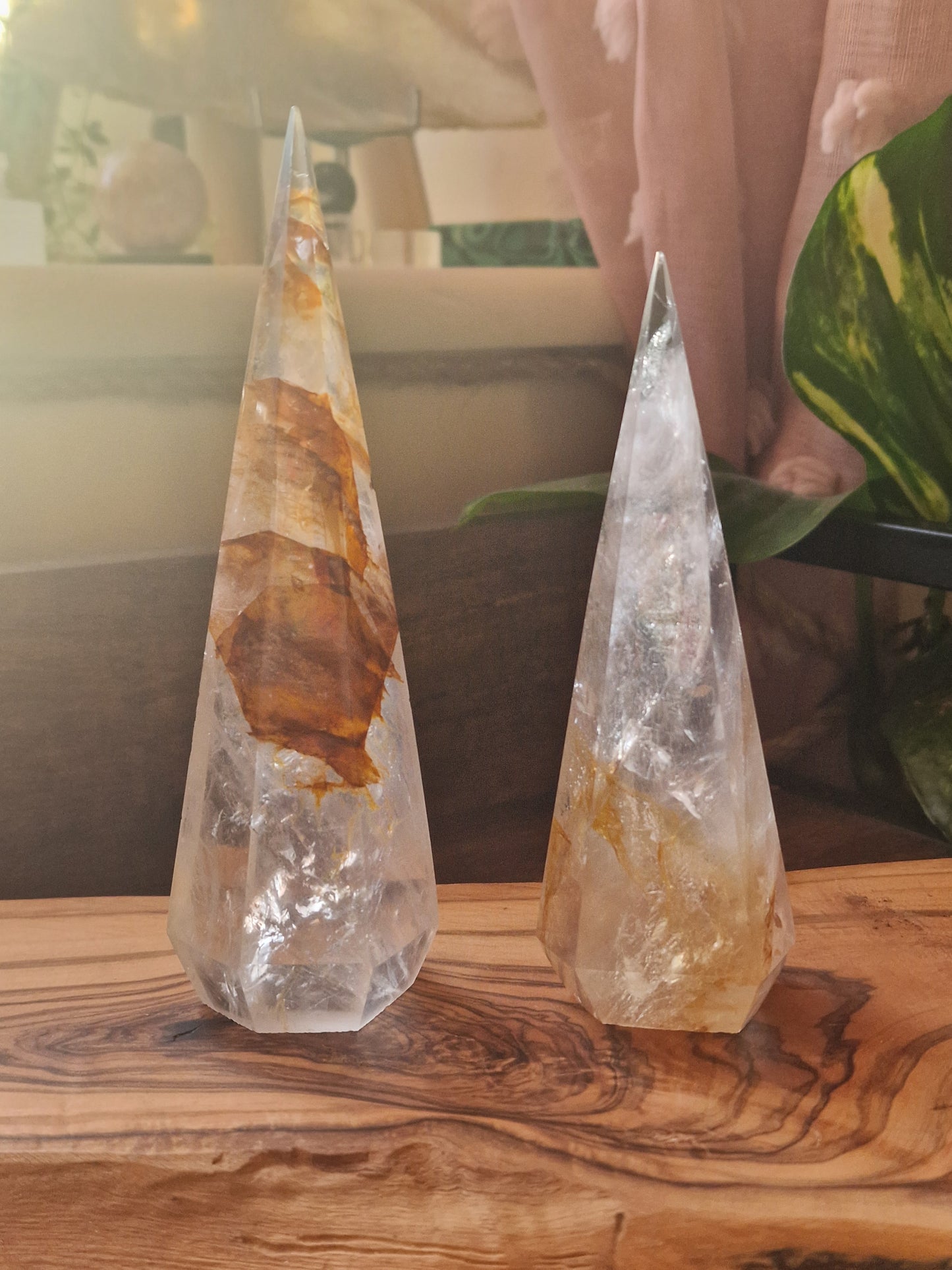 Golden Healer Quartz Tower