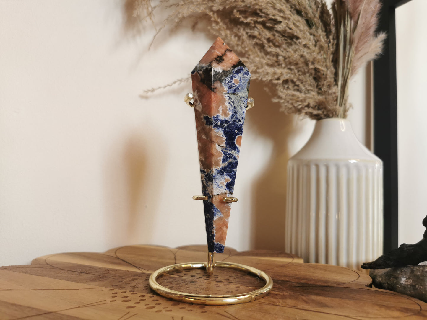 Sunset sodalite wand💙