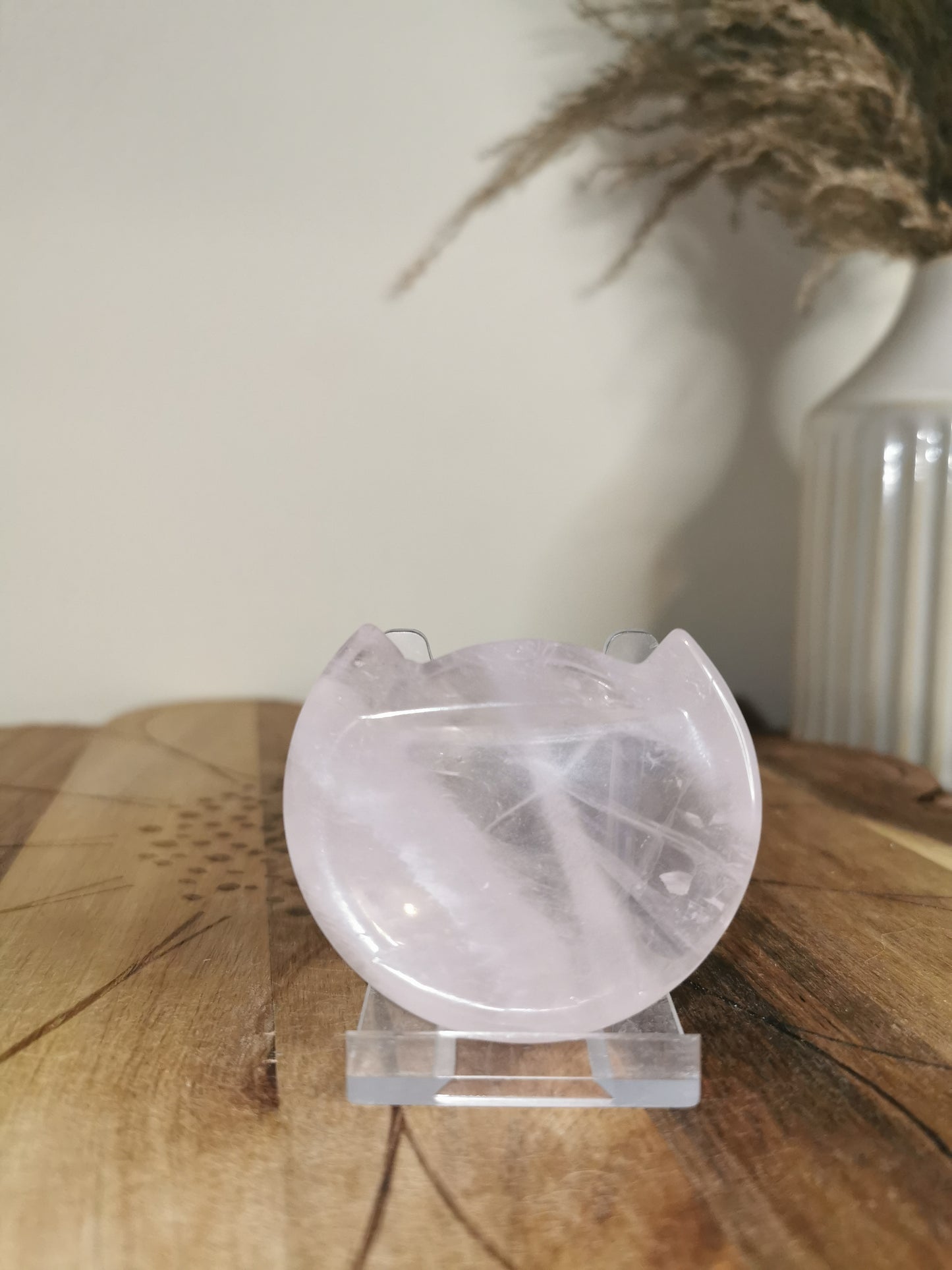 Rose Quartz Cat Dish
