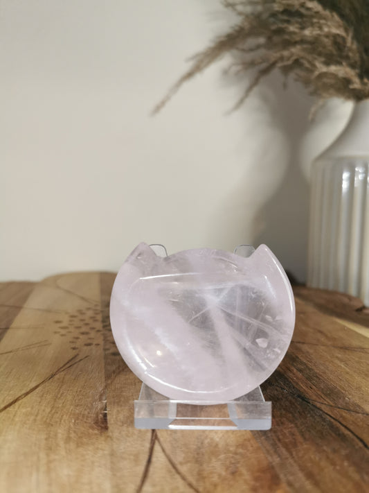 Rose Quartz Cat Dish
