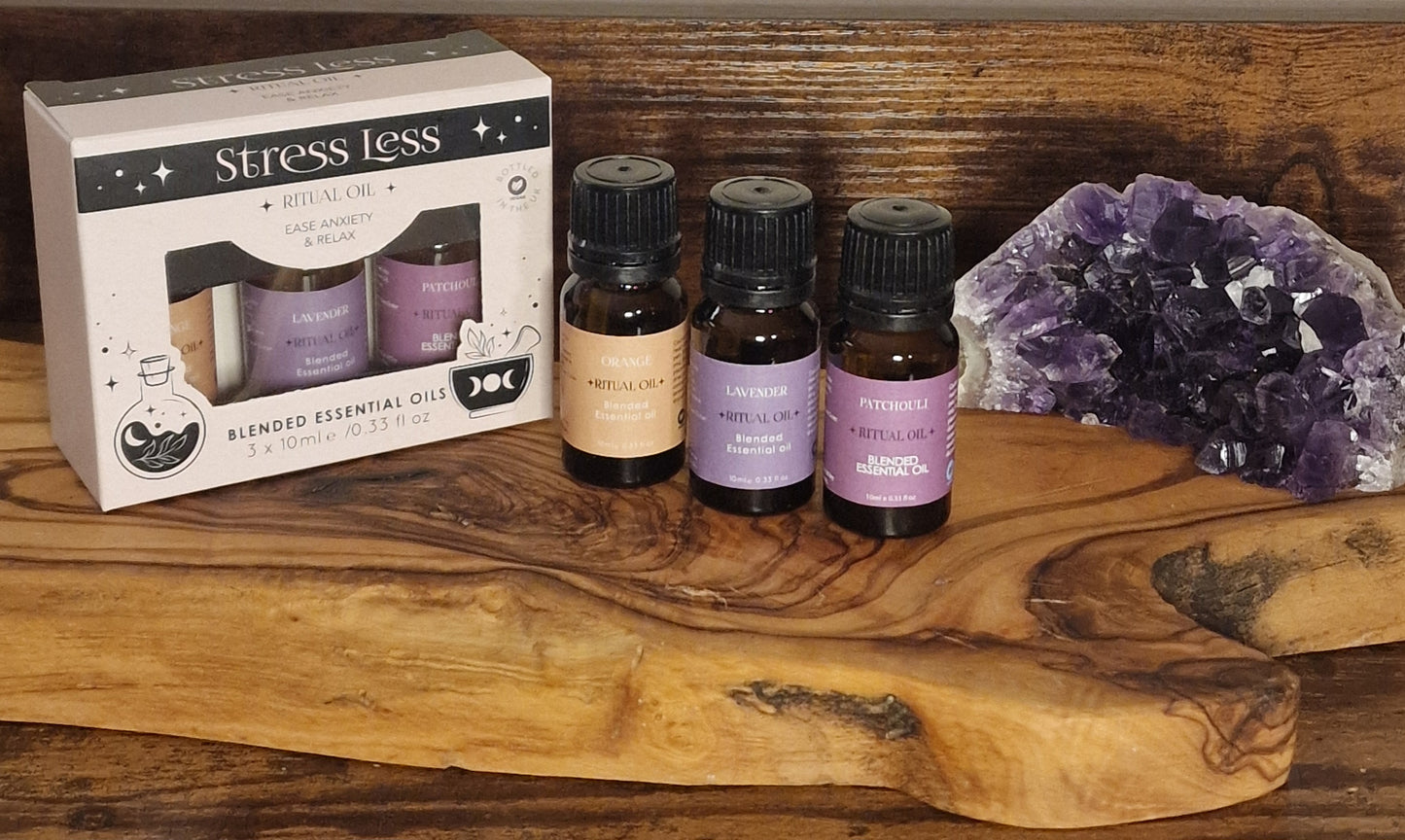 Stress Less Ritual Oil Set