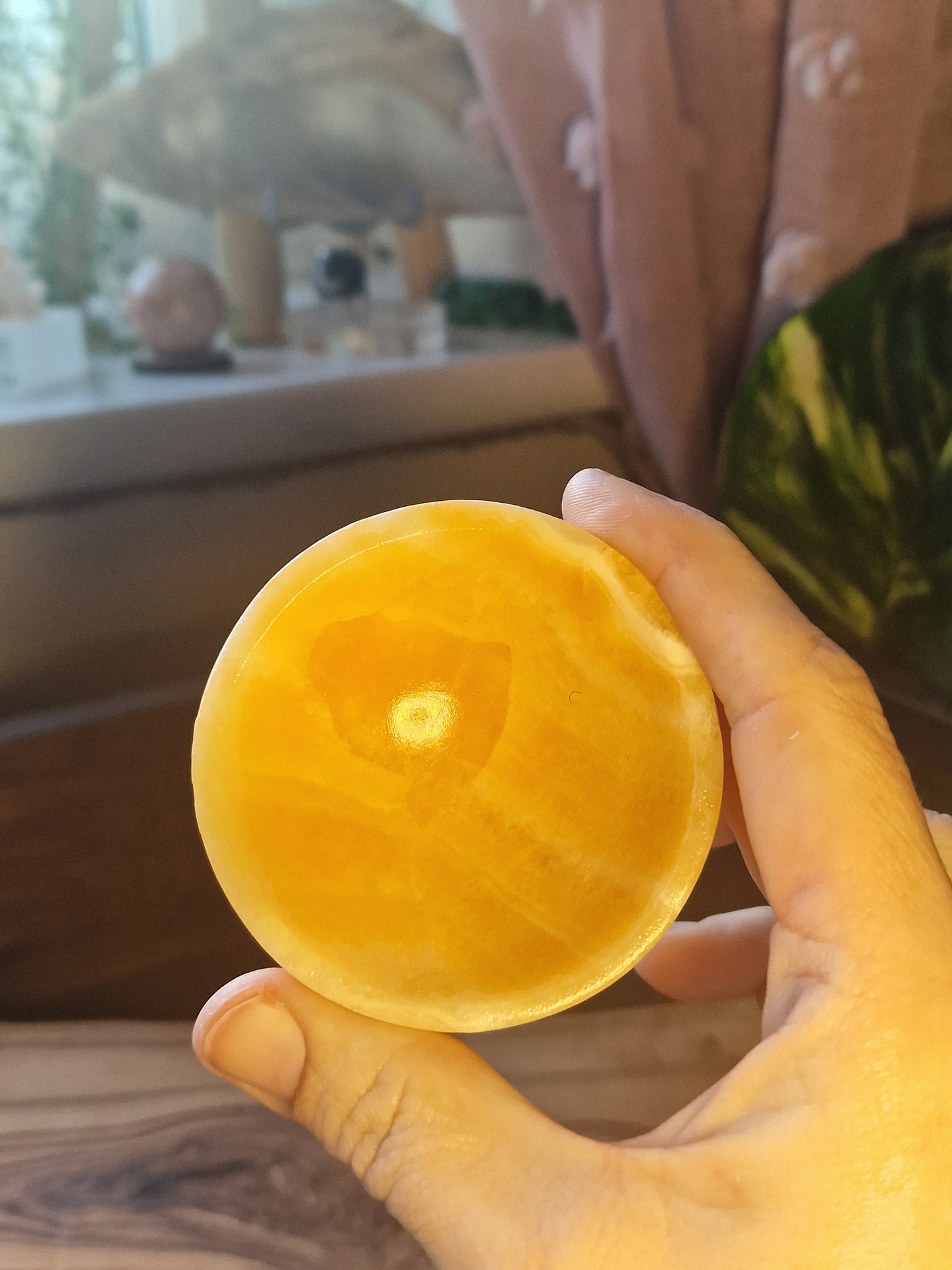 Orange Calcite Bowls