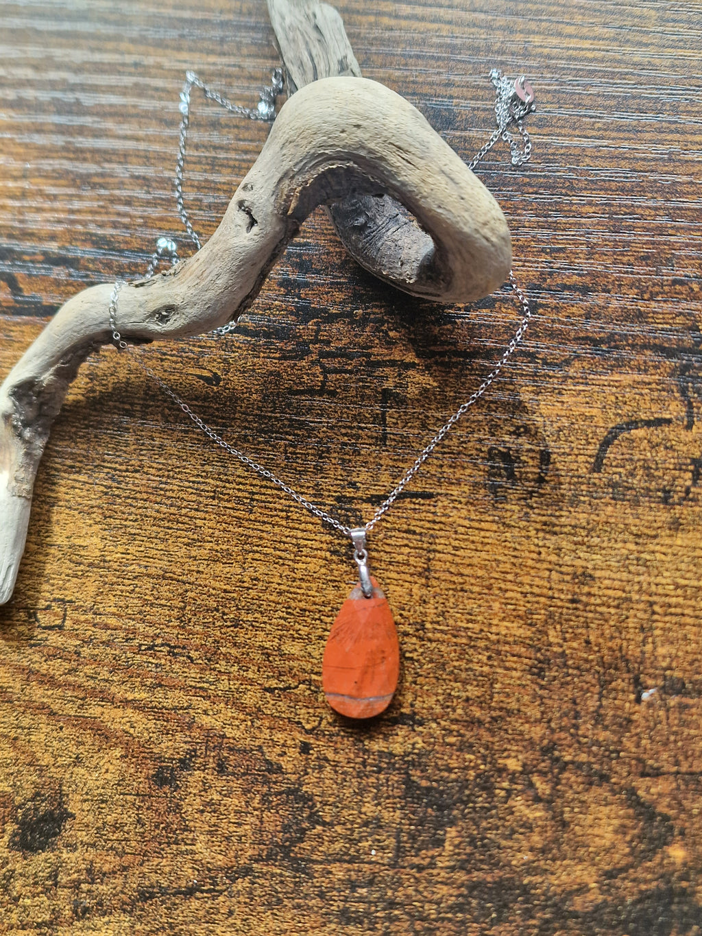 Faceted Teardrop, 925 Silver Pendants with Chain