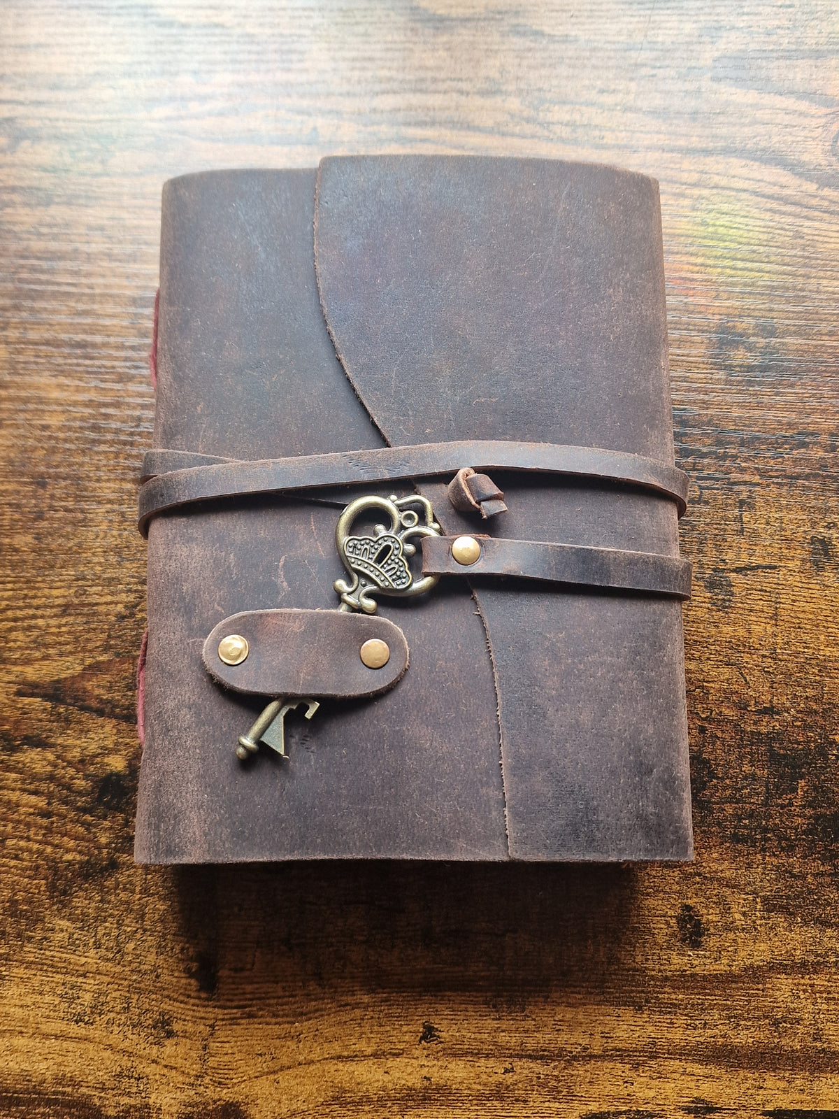 Oiled Leather & Key Journal