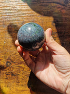 Ruby in Kyanite Sphere