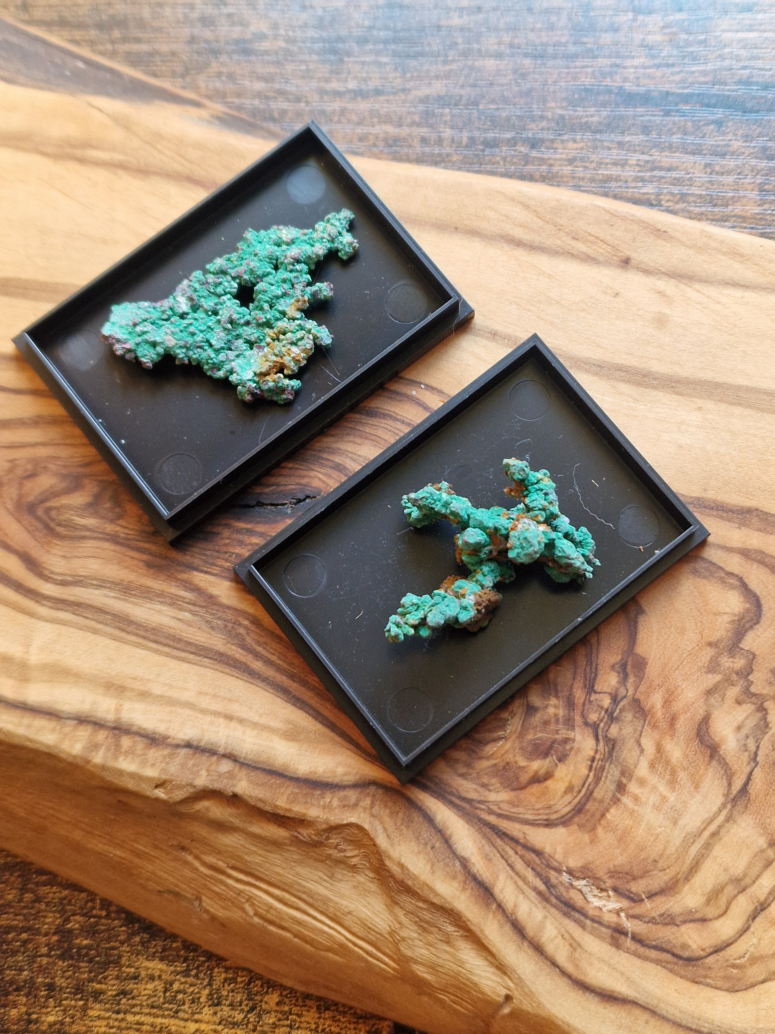 Malachite on Copper Display Specimen