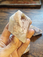 Pink Amethyst Flower Agate Freeform