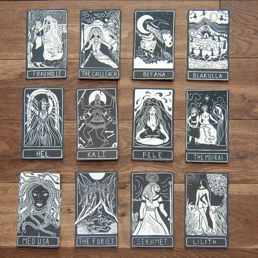 Dark Goddess Oracle Altar Cards