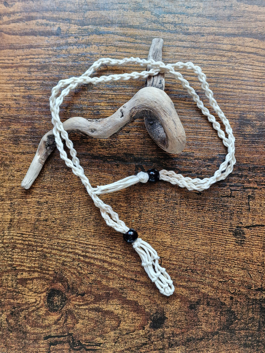 Cord Necklace with Optional Intuitive Tumble