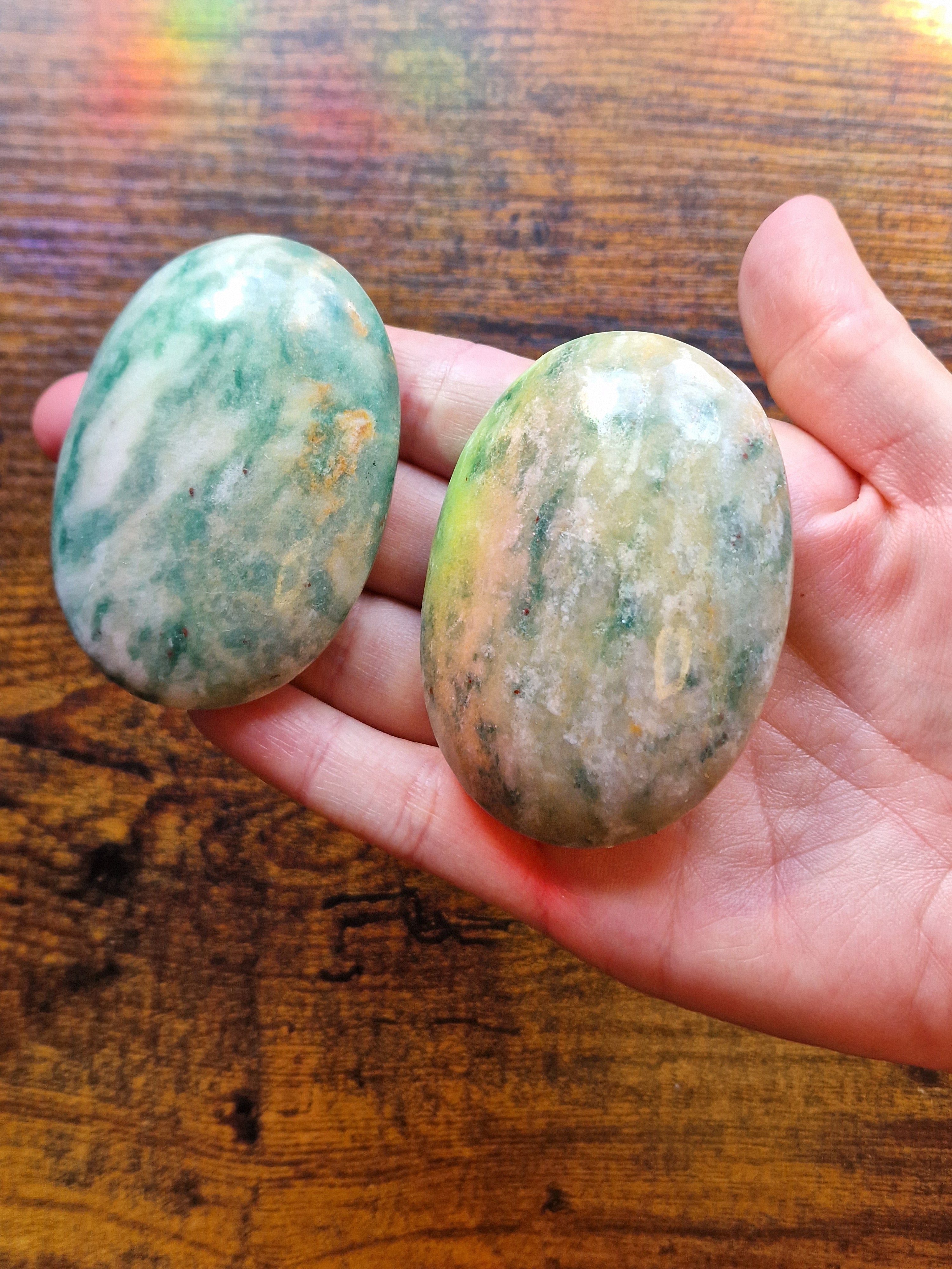 Large Fuchsite Palmstone