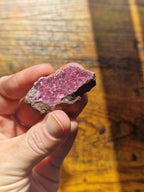 Cobalt Calcite Specimen