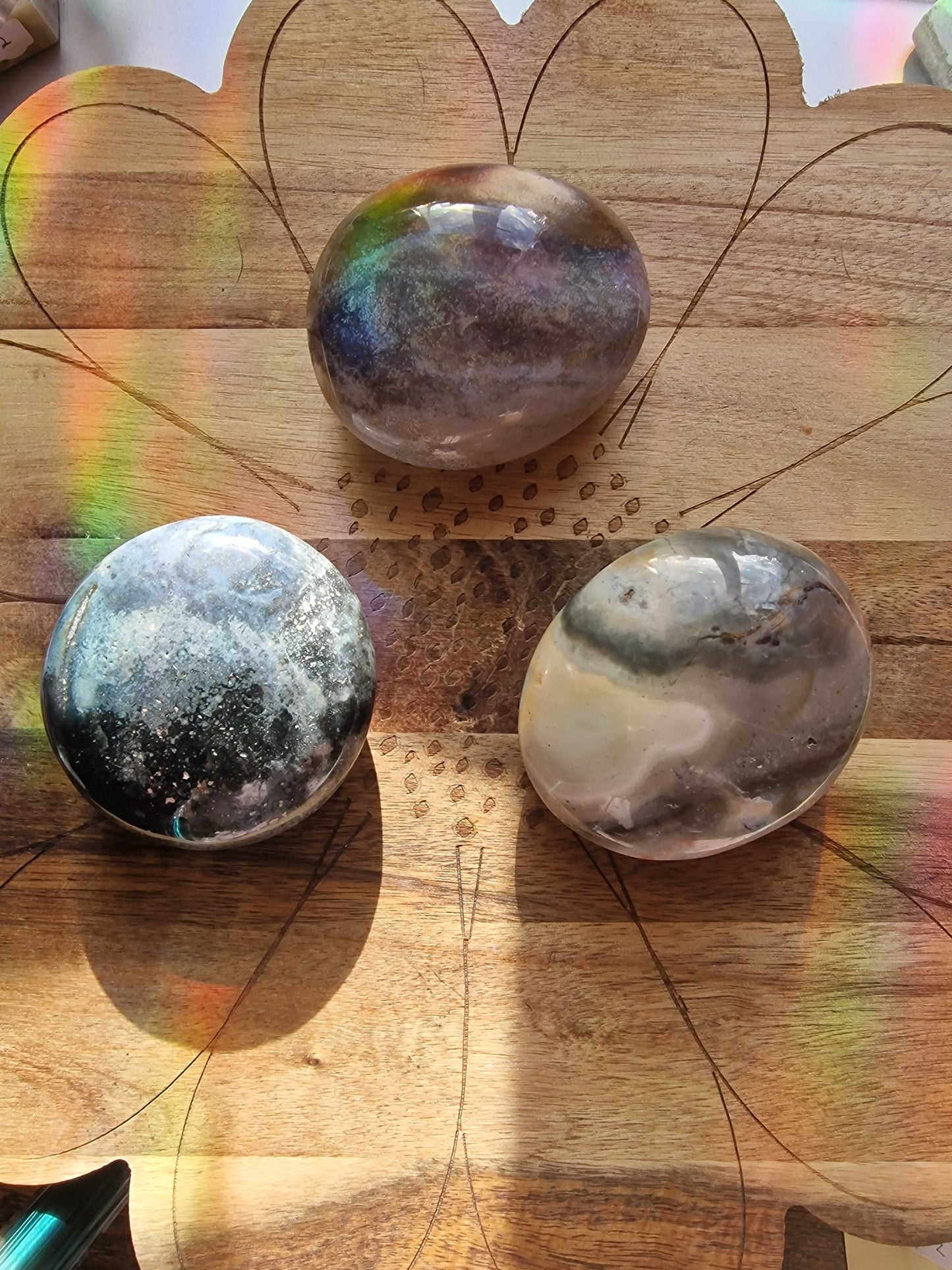 Ocean jasper palm stones 🌊