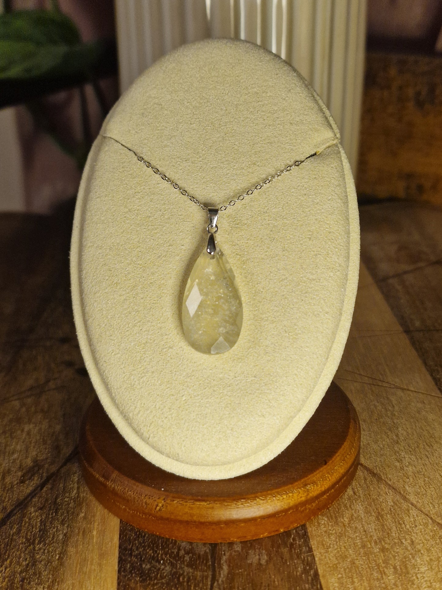 Faceted teardrop 925 pendants *more options available