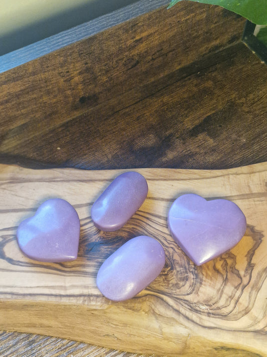 Phosphosiderite ~ Heart or Palm Stone