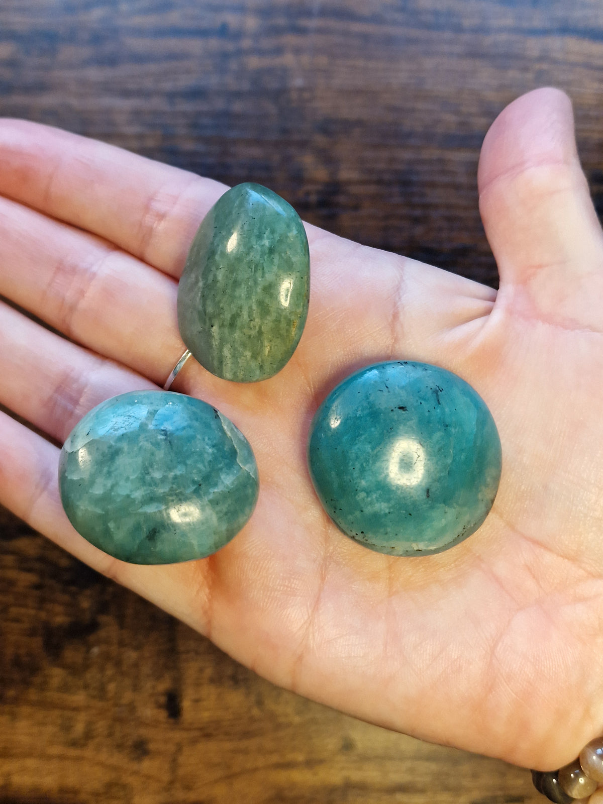 Mini Amazonite Palmstones