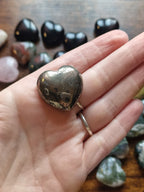 Small Crystal Heart Carvings