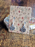 925 Silver Small Pentagram Earrings