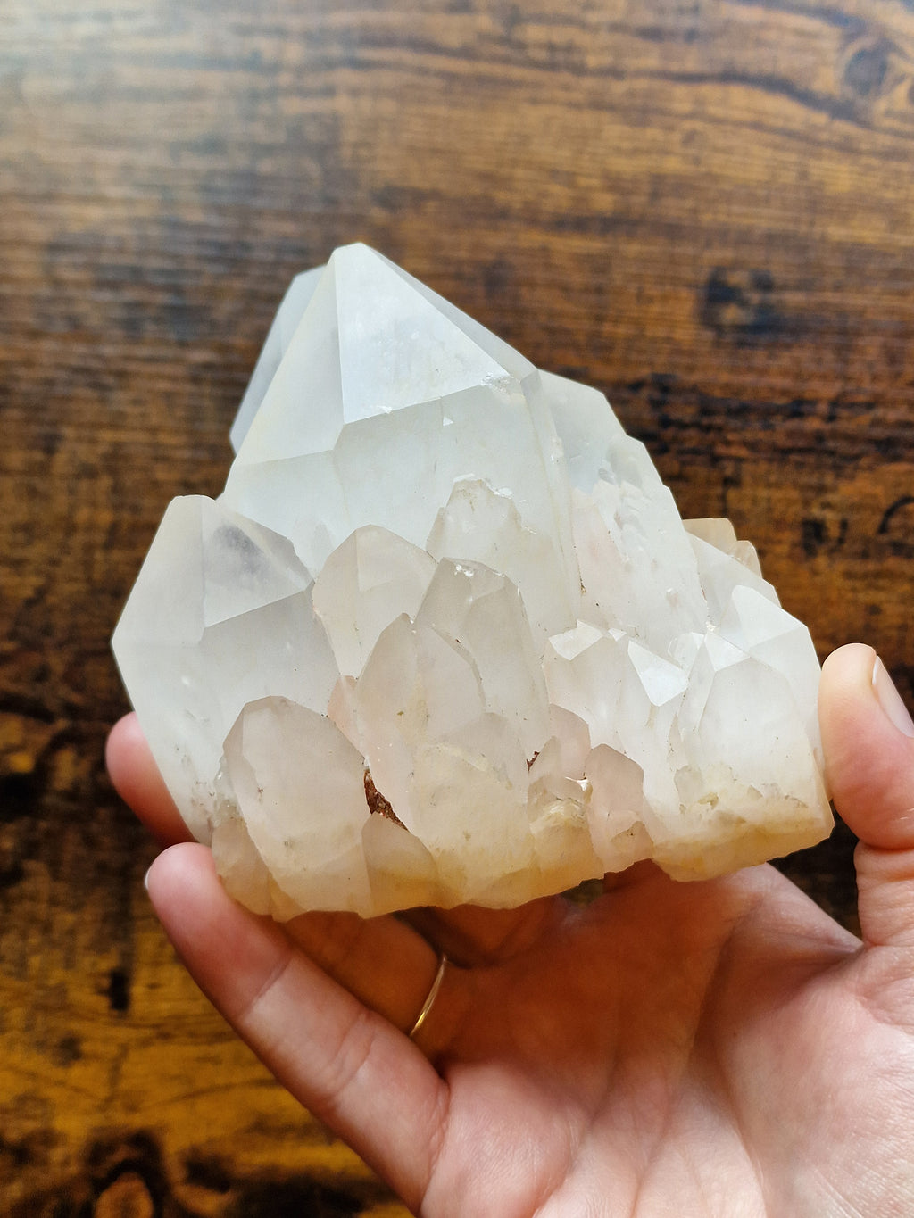 Large Madagascan Quartz Point Cluster