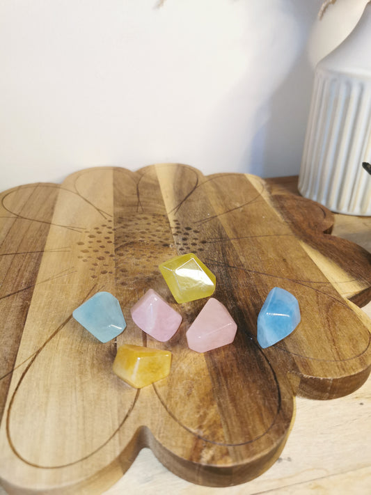 Mini Morganite Freeforms Mixed Pastels
