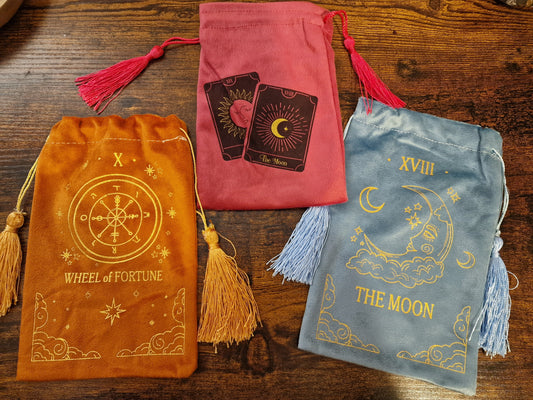 Tarot Velvet Drawstring Bags