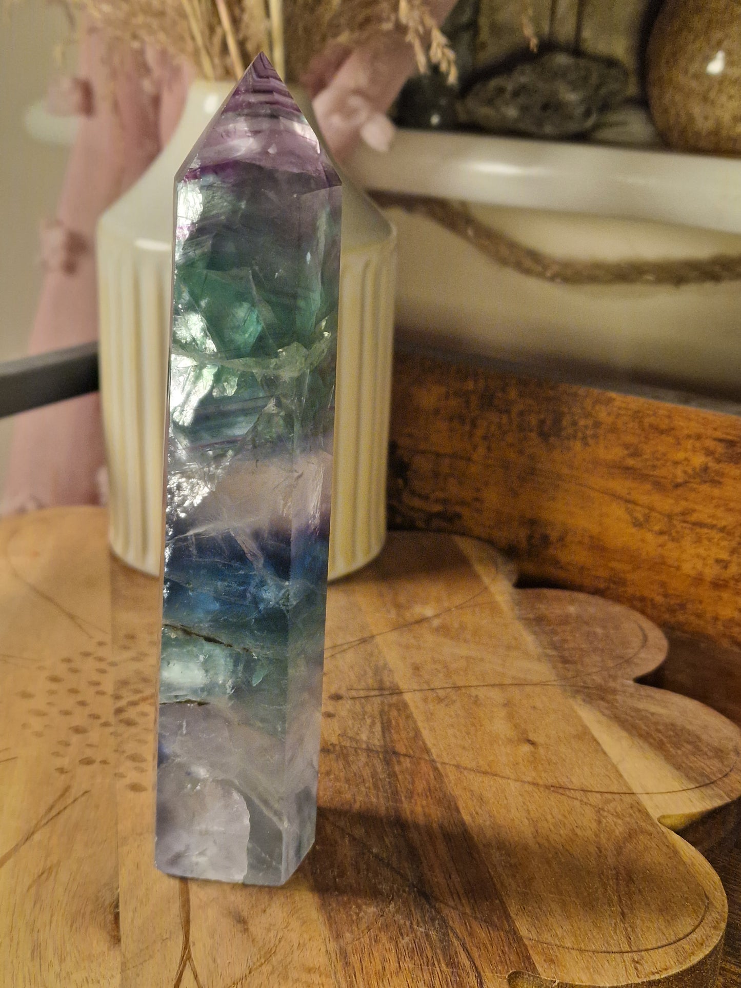 Rainbow Fluorite tower ~ Character Piece