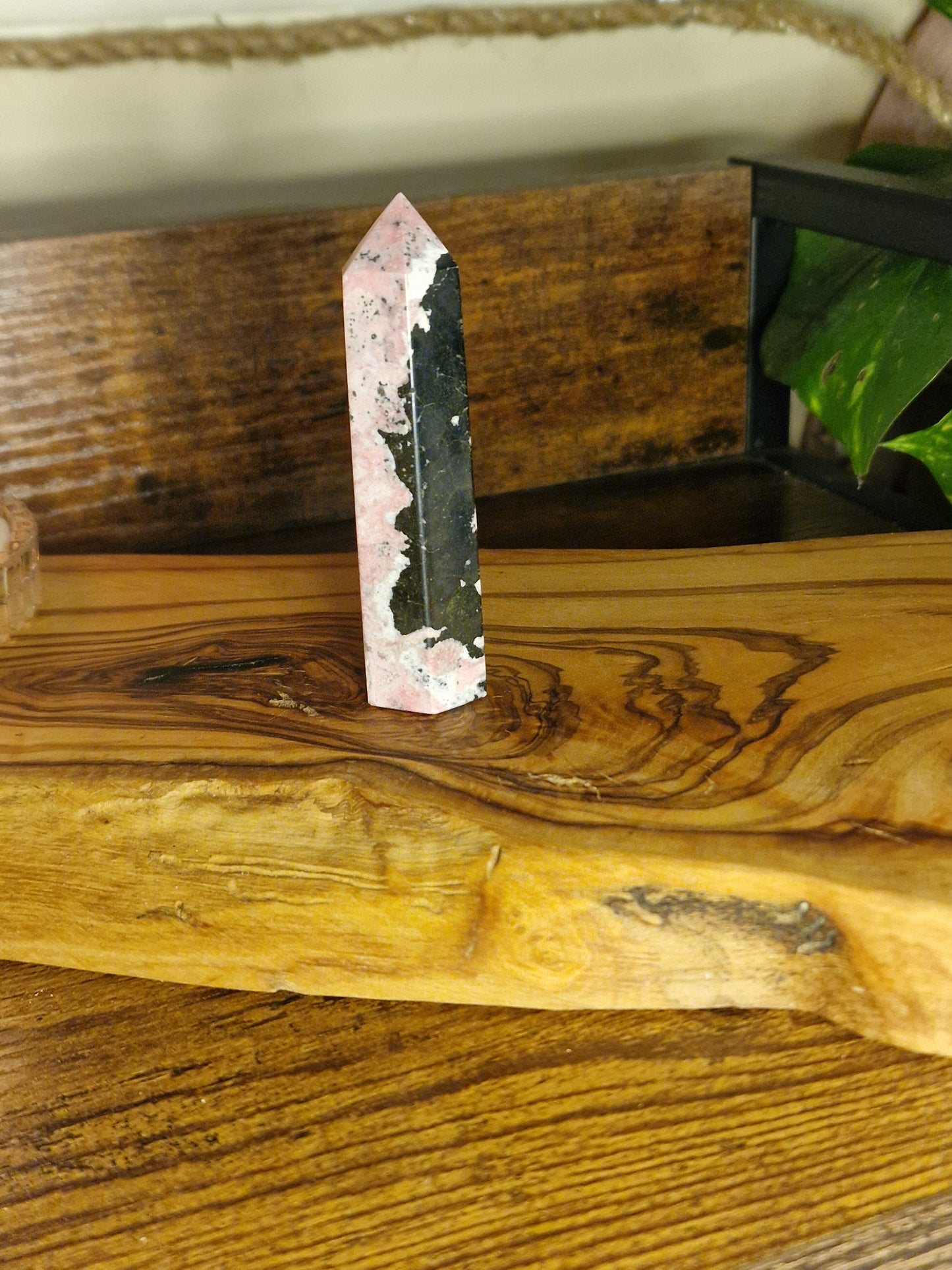 Peruvian Rhodonite Tower