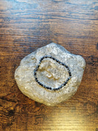 Snowflake Obsidian Bracelet ~ 4mm