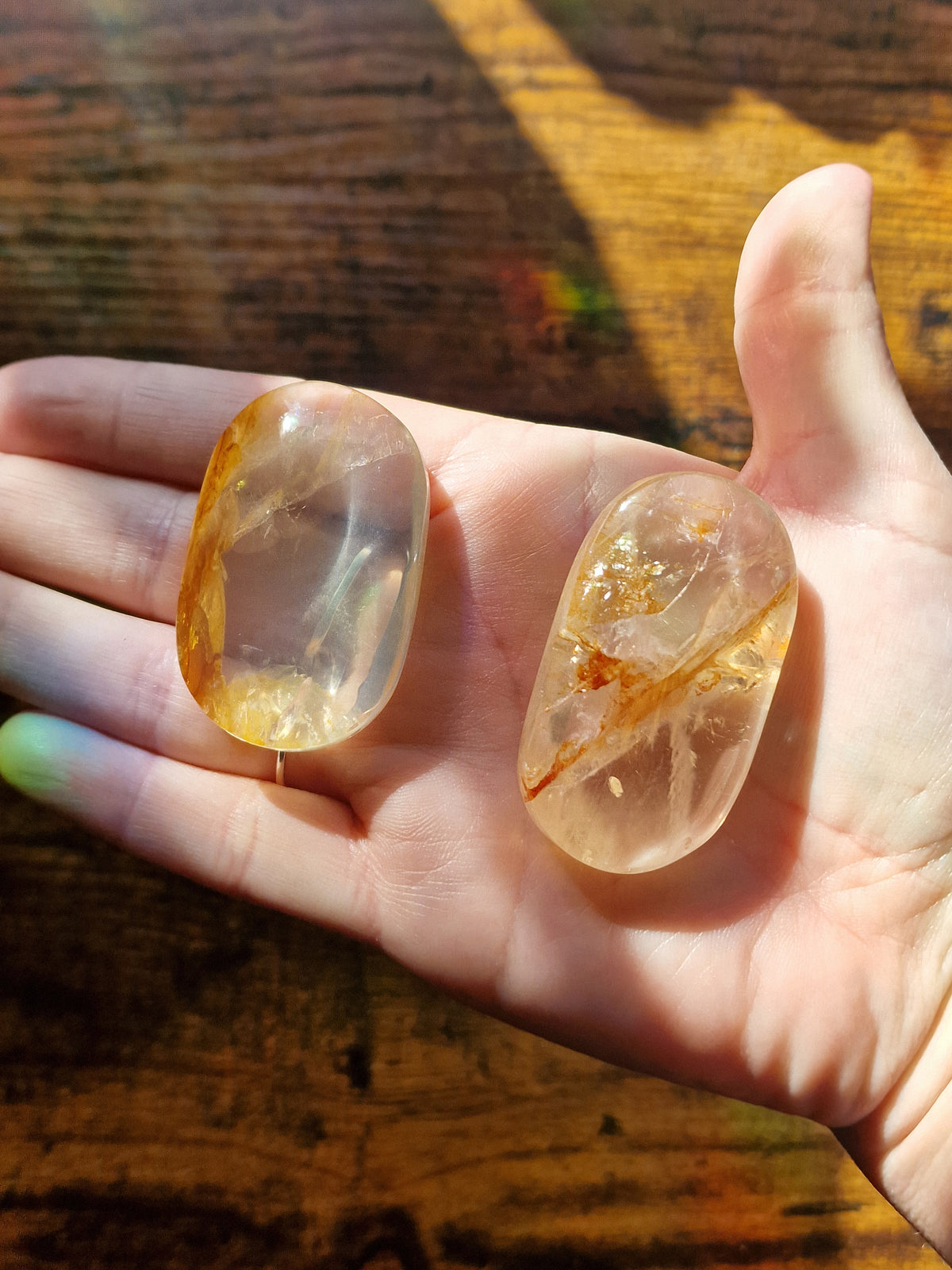 Golden Healer Quartz Palm Stones | Pick Your Own