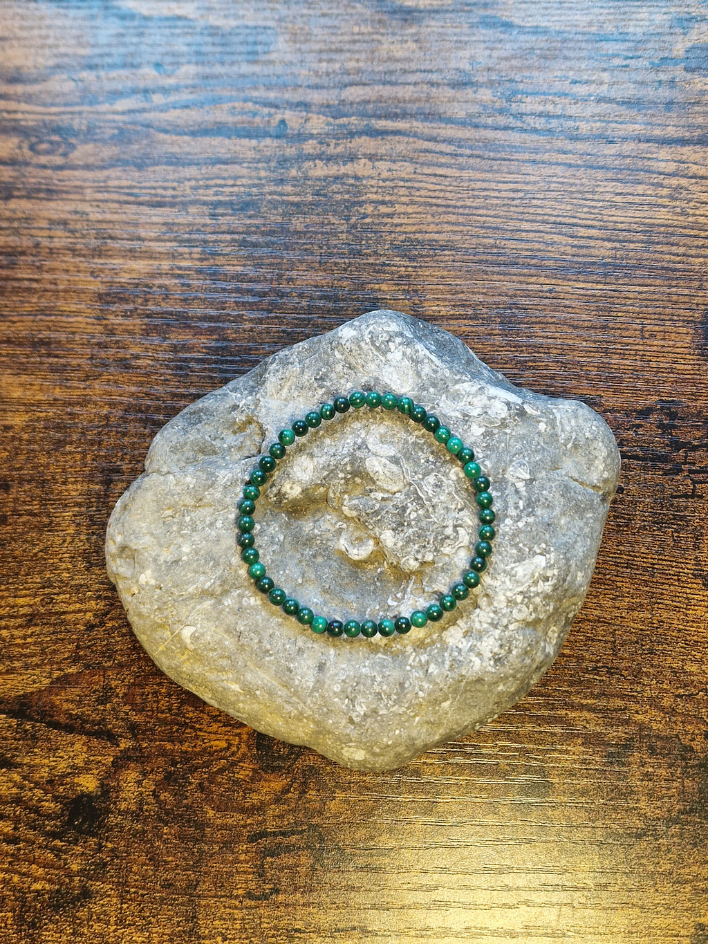 Malachite Bracelet ~ 4mm