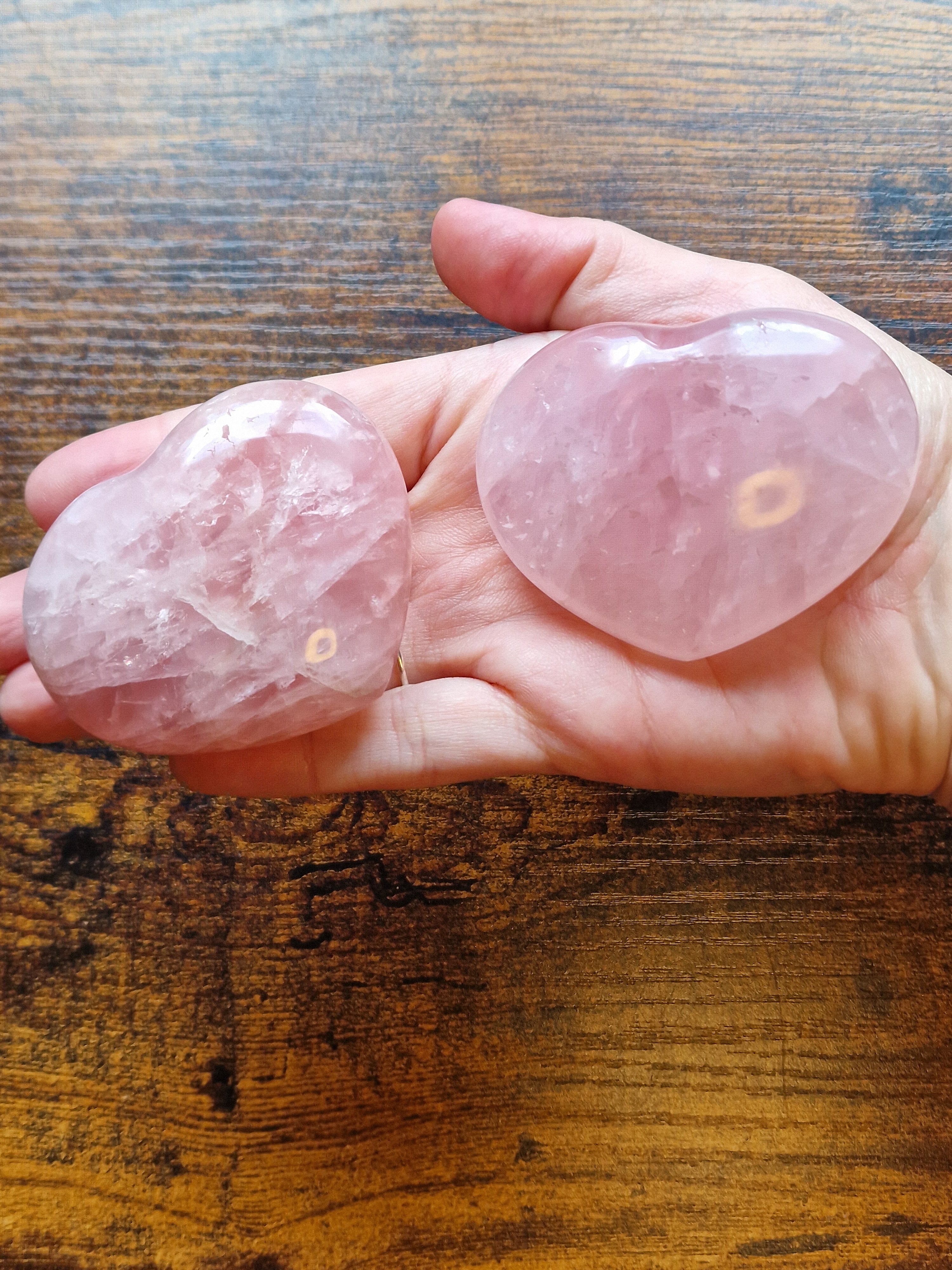 Rose Quartz Heart