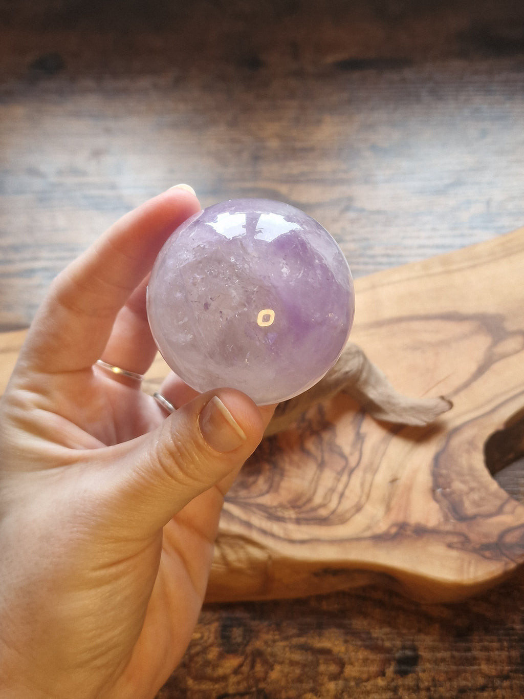 Lavender Quartz Sphere