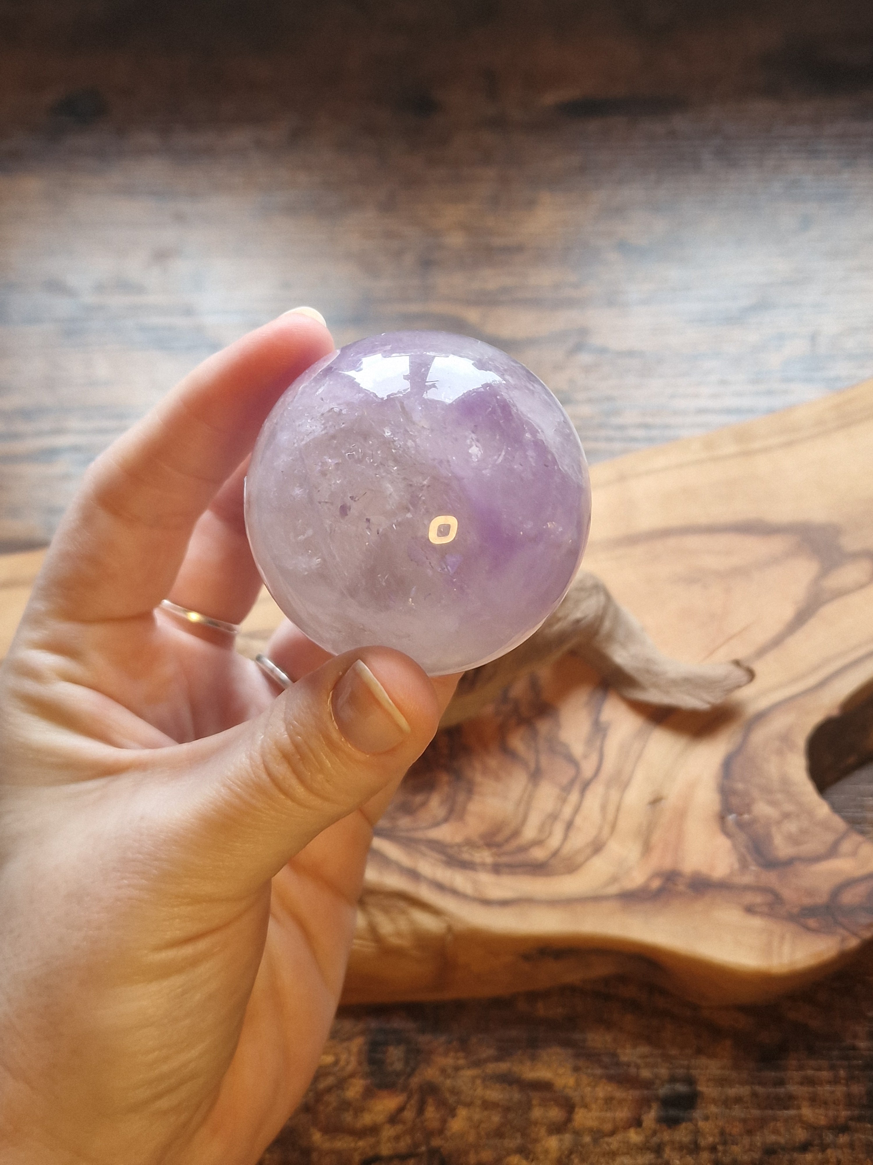 Lavender Quartz Sphere