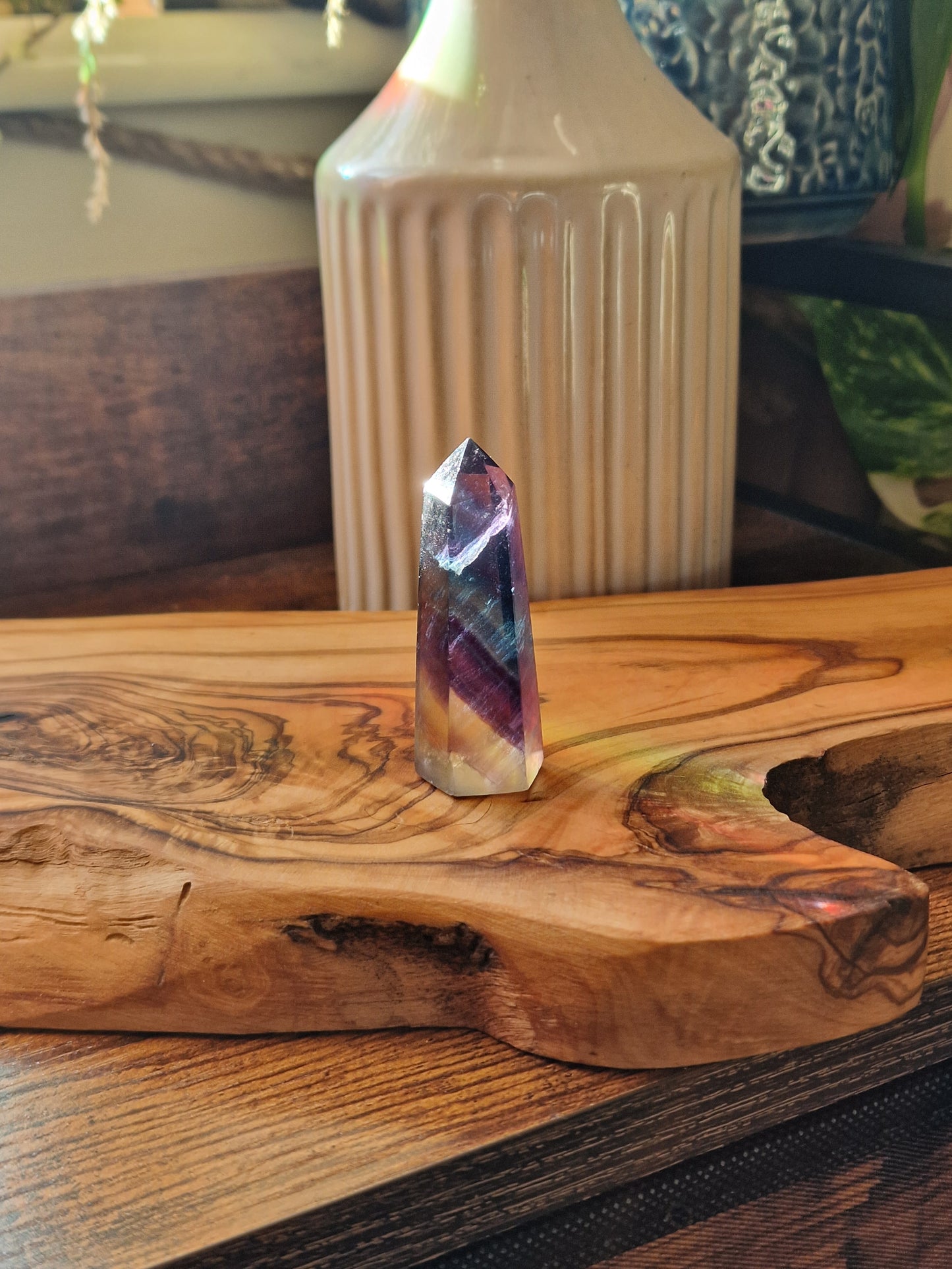 Rainbow Fluorite towers