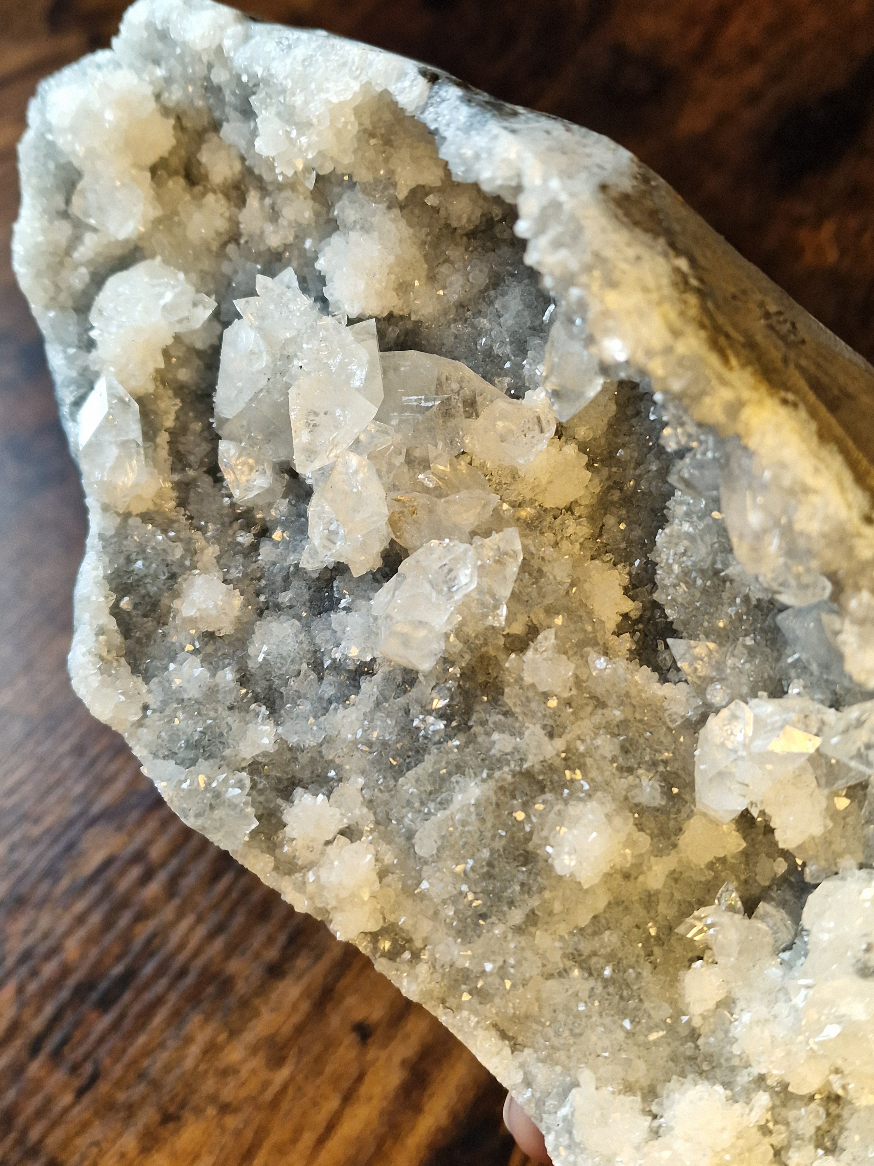 Chalcedony & Apophyllite Statement Mineral Specimen